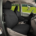 Sienna Car Seat Covers Custom Fit for 2011-2020 Toyota Sienna SE,LE,XLE,SE Premium,XLE Premium,8-Seater,Full Coverage,Airbag Compatible Polyester Auto Seat Protector (Full Set,Black) by Coverdream