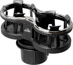 Armor All Cupholder 2 in 1 Expander, Turn 1 Cupholder to 2, Dual Drink Holder Expander with Adjustable Expandable Base to Fit Most Cars and Vehicles, Secure Hold with Drink Grips by ArmorAll