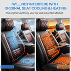 For Subaru Ascent 2019-2025 2026 Car Seat Covers, Front Pair, Redline | Luxury Full Coverage Leather Seat Protectors, Waterproof Breathable, Non-Slip, Easy to Install, Airbag Compatible, All-Season - Image 7