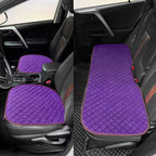 surpassme Comfortable Car Seat Covers Universal Back/Brench Seat Coves for Car Accessories with Storage Pockets, Padded Car Interior Covers for Automotive, SUV, Truck, and Van(Purple) - Image 4