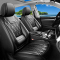 for GMC Terrain 2010-2025 2026 Car Seat Covers, Full Set, Black | Luxury Full Coverage Leather Seat Protectors, Waterproof Breathable Non-Slip Easy to Install, Airbag Compatible, All-Season by Unknown