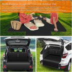 SUV Cargo Liner for Dogs for Nissan Pathfinder 1986-2020 2021 2022 2023 2024 2025 2026, Heavy Duty Water Resistant Pet Cargo Cover, Dog Trunk Cargo Liner, Car Trunk Cover Protector,A - Image 6