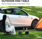YONZEE Foldable Desk Food Tray (Carbon Edition) for Tesla Model Y Model 3 S X Y Juniper Accessories- Upgraded Table with Support Leg for Dining, in-Car Work, Travel and Outdoor (1 Pack) - Image 6