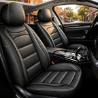IKABEVEM Car Seat Covers for Impreza 2007-2016 Full Set(5 Seats) | Luxury Fuax Leather, Waterproof, Airbag Compatible, Easy to Install, Scratch‑Resistant Seat Protection, Black by IKABEVEM