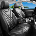 for Subaru Crosstrek 2016-2026 Car Seat Covers, Full Set, Black | Luxury Full Coverage Leather Seat Protectors, Waterproof Breathable, Non-Slip, Easy to Install, Airbag Compatible, All-Season by Unknown