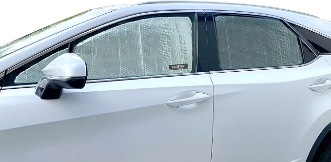 Side Window Rear Seat 2nd Row Sunshade Custom Fit for 2016 2017 2018 2019 2020 2021 2022 Lexus RX SUV, 350, 450h Base, F Sport, UV Reflector Sun Protection Accessories (2pcs) - Image 4