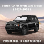 EcoNour Windshield Sunshade Compatible for Toyota Land Cruiser 2024-2026 | Sun Visor for Front Windshield & Window Sun Shade Cover, UV Heat Blocker & Protector, Car Accessories - Image 2
