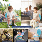 SunnySmile,Travel Potty,Car Potty for Toddler,Portable Toilet for Kids | Portable Toilet for Kids with 45 Liners,for Toddler Travel, Camping, Foldable, Indoor/Outdoor Use - Image 5