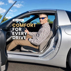 Car Seat Cushion for Driving, Coccyx Cushion for Car (Breathable 4D Cover) | Extra Large Seat Cushion for Car adds Premium Support, Sciatica Pain Relief Cushion With Breathable 4D Mesh Cover (Black) - Image 7