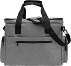 MYDAYS Dog Travel Bag, Pet Luggage Suitcase, Weekend Tote Carrier with Collapsible Bowl (Gray) - Image 8