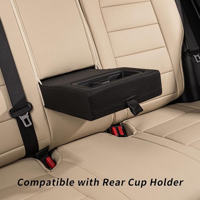 coverdream Full Set Leather Seat Covers for Toyota Corolla 2009-2013 Base,L,LE,XLE Sedan,Airbag Compatible,Waterproof Car Seat Protector,Fit Like A Glove(Beige) - Image 5