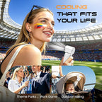Portable Clip-On Mini Fan Handheld Turbo Fan with 100 Speeds 3000mAh | Rechargeable Stroller Fan Pocket Size USB Cooling Fan for Travel, Camping, Lash Tech & Office - Image 6