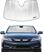 Pigenius Windshield Sun Shade for Honda Accord Coupe 2016-2017 with Automatic High Beams. Reflective Aluminum Film Front Window Sunshade - BLAZBLOCK by Pigenius