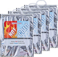 Superio Reusable Insulated Bags for Food Delivery, Grocery Shopping, Lunch, Picnics & More - Hot & Cold Food Storage - 4 Pack (13.5"x17.5") by Superio