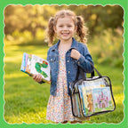 Toy Storage Bags 6 Pack, Clear PVC Toy Organizers, Black | Waterproof PVC, Large 30 x 10 x 22 CM Size, Label-Ready, For Toys, Books, Puzzles, Classroom and Travel - Image 3
