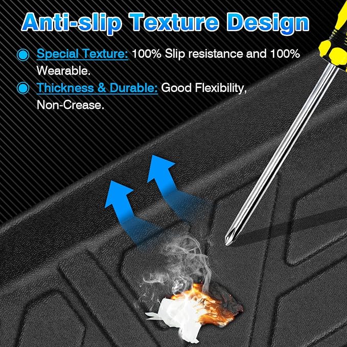 RAV4 Cargo mat - Trunk Mat for Toyota RAV4 2019-2025 (Fit for All Models), All Weather Trunk Mat & Storage Box for RAV4 Accessories, Heavy Duty Rubber Mats - Image 4