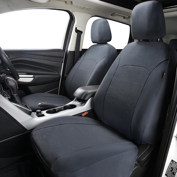 Flying Banner Car Seat Covers Front Seats Rear Bench Polyester car seat Protectors Easy installations Rear Bench Split Classic Man Lady Truck - Image 2