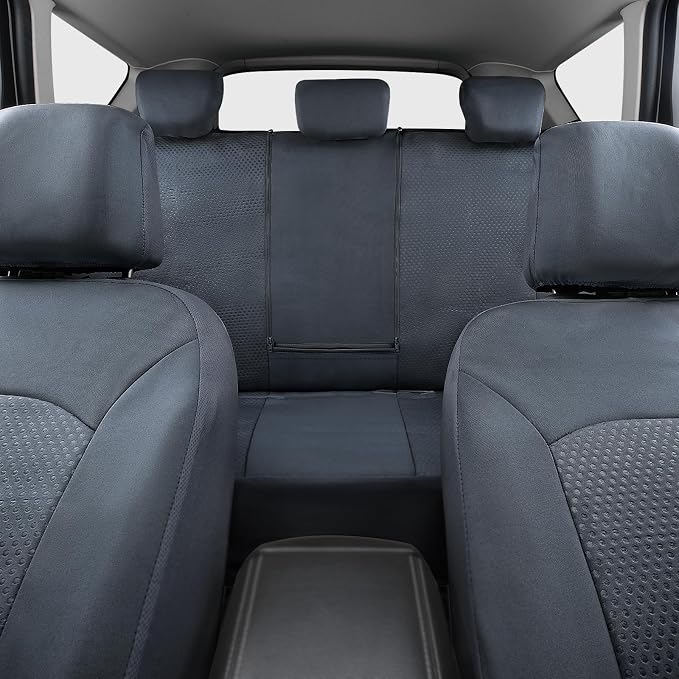 Flying Banner Car Seat Covers Front Seats Rear Bench Polyester car seat Protectors Easy installations Rear Bench Split Classic Man Lady Truck - Image 7