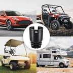 KEMIMOTO Car Cup Holder Expander Compatible with Hydro Flask Yeti 18-40oz | Universal Fits 3.0in-3.8in bottles and 3.2in cup holder, for Car, RV, Truck, UTV, Golf Cart, rubber base, tool-free install - Image 9