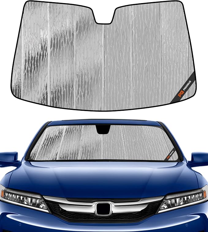 Pigenius Windshield Sunshade for Honda Accord Sedan 2013-2017 Without Automatic High Beams - AstraGuard by Pigenius