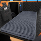 FURTIME Backseat Pet Bed Mat, Non-Slip Washable Dog Bed for Car Back Seat | Travel Pet Mat with Removable Cover, Dog Seat Covers Protector Fit for Backseat Extenders and Trucks SUVs, 54"x 24.8", Grey - Image 9