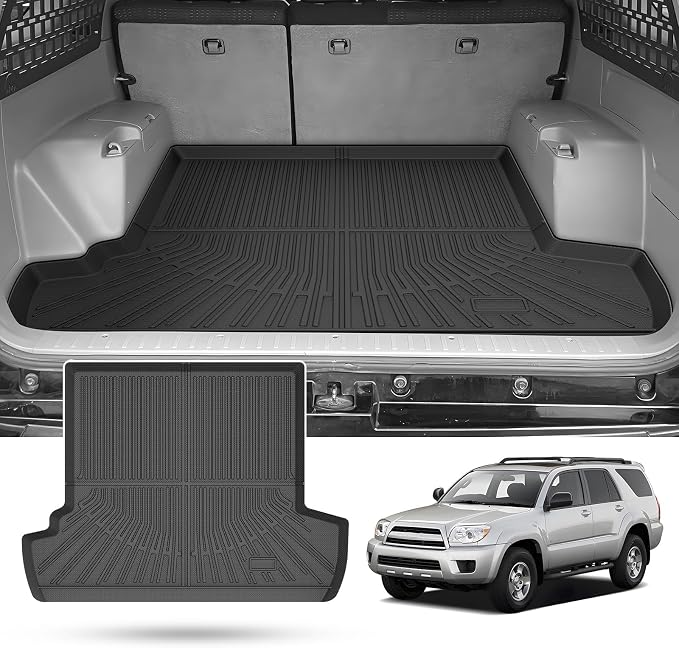 4Runner Cargo Liner - Trunk Mat for Toyota 4Runner 2003-2009, All Weather Cargo Mat for 4Runner Accessories, Heavy Duty Car Mats, Car Accessories - Image 2