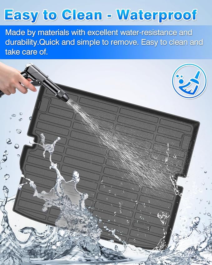 Cartist Cargo Liner for Mitsubishi Outlander PHEV 2023 2024 2025 2026, All Weather Cargo Mat for Outlander Accessories, Heavy Duty Car Mats, Car Accessories - Image 3