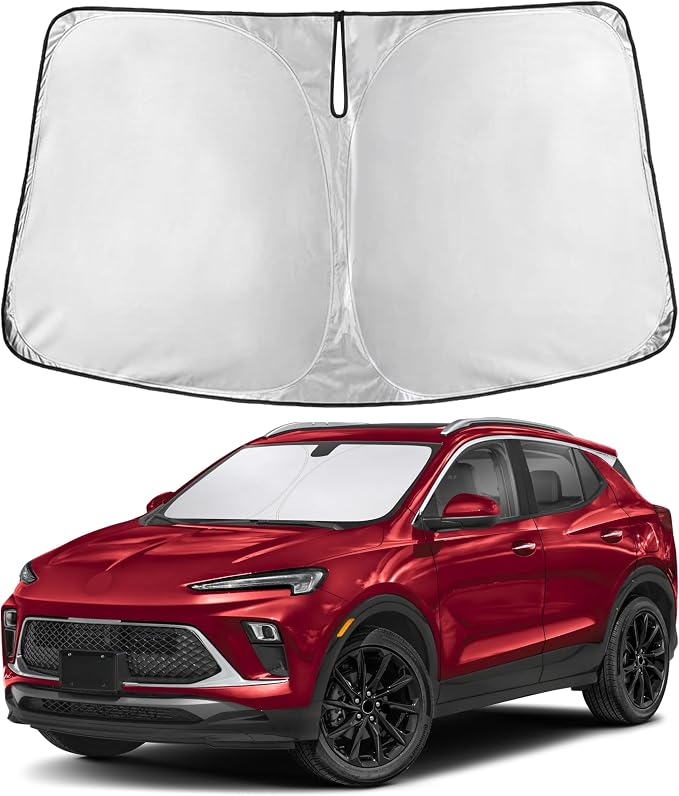 EcoNour Windshield Sunshade Compatible for Buick Encore 2020-2024 2025 2026 | Sun Visor for Front Windshield & Window Sun Shade Cover, UV Heat Blocker & Protector, Car Accessories by EcoNour