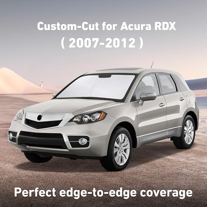 EcoNour Windshield Sunshade Compatible for Acura RDX 2007-2010 2011 2012 | Sun Visor for Front Windshield & Window Sun Shade Cover, UV Heat Blocker & Protector, Car Accessories - Image 2