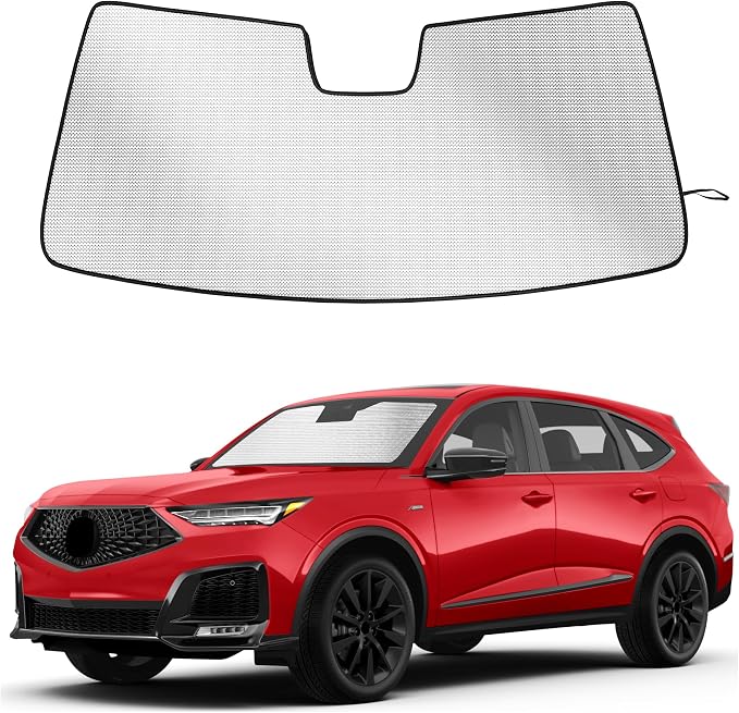 Windshield Sun Shade for Acura MDX 2021-2026 | Customed Window Sunshade, Full Coverage, Car Accessories Sun Visor Protector, Blocks 99% UV Rays by SULAGIWINDSHIELDSUNSHADE