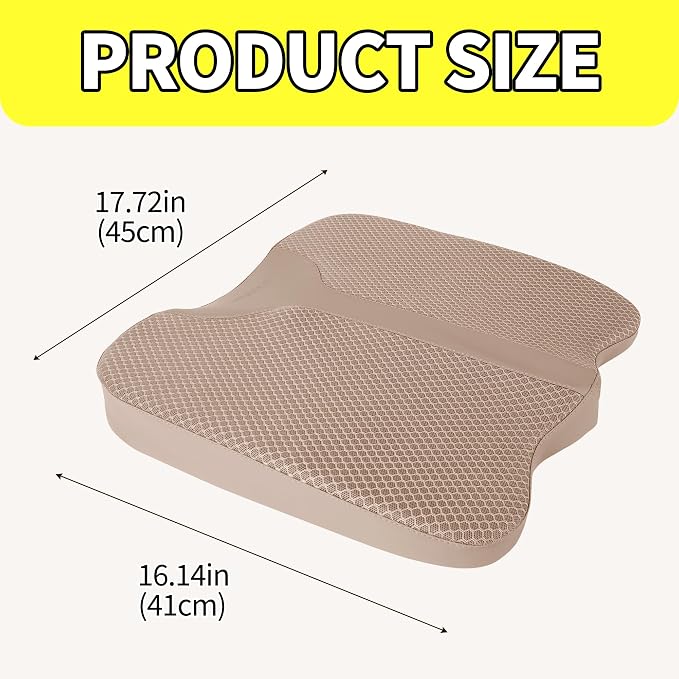 Car Seat Cushion, Comfort Memory Foam Seat Cushion for Driving - Image 7
