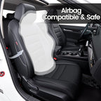 HKZ Custom Fit Civic Seat Cover Full Set for Honda Civic 4 Door (Hatchback Sport 2022-2026)&(Hatchback LX 2022-2024) 5-Seats Full Set,Leather Seat Protector(Black) - Image 5