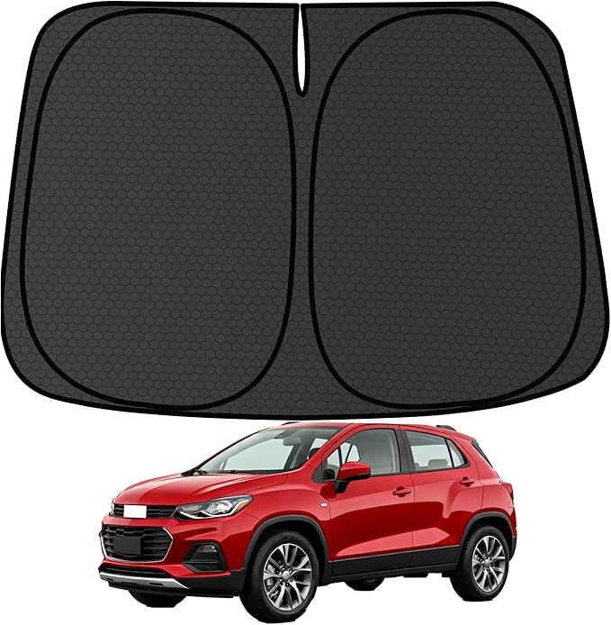Trax Windshield Sun Shade for Trax 2024-2025 Blocks UV Rays Accessories,1:1 Custom Foldable Thickened Wear-Resistant Front Window Sunshade Visor,Keeps Your Car Cooler by Achaltiza