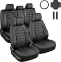 TTX LIGHTING Custom Fit Seat Covers for Honda CR-V 2017-2022 | Original Seat Pattern Faux Leather Waterproof Full Set for 2-Row 5-Seater, Airbag Compatible by TTXLIGHTING%C2%AE