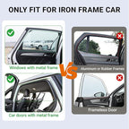 Magnetic Car Window Shades for Baby 1 Pack Cartoon Sun Shade for Side Window Double Layer UV Protection No Suction Cups Required Car Curtains for Toddlers, Fits Most SUVs & Sedans (Pink) - Image 7