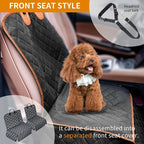 IVY&LANE Dog Car Seat Cover for Back Seat,Conversible 2-in-1 Waterproof Front Seat Cover,Heavy-Duty & Scratchproof Car Seat Protector Cover for SUVs, Trucks and Sedans - Image 2