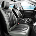 Fit Avalon Premium Leather Car Seat Covers for Toyota Avalon 2001-2021 2022 - Waterproof，Breathable，All-Weather Seat Cushion Protecto & Airbag Compatible, Full Set Gray&Black by Unknown