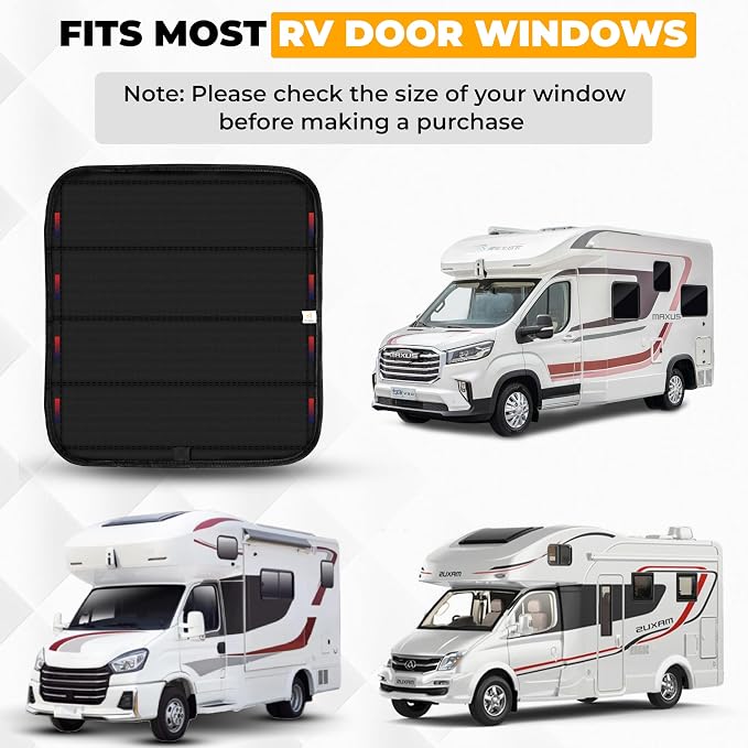Econour RV Skylight Window Shade RV Sunroof Shade Cover for Camper Trailers | Foldable Magnetic Sunshade for Harmful UV Rays and Heat | 3-Layered Reflective and Waterproof Material (16.25"x16.25") - Image 9