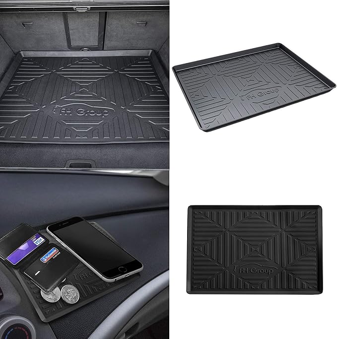 FH Group ClimaProof for all weather protection Premium Multi-Use Cargo Tray Liner Mat fits most Cars, SUVs, and Trucks, 32 x 24 inches Black - Image 6