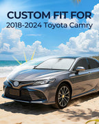 for Toyota Camry 2018-2024 Car Window Shades, 8Pcs Full Window Covers | Privacy Sun Shade Set for Front Windshield Side and Rear Windows, Keeps Vehicle Cool for Camping Napping - Image 3