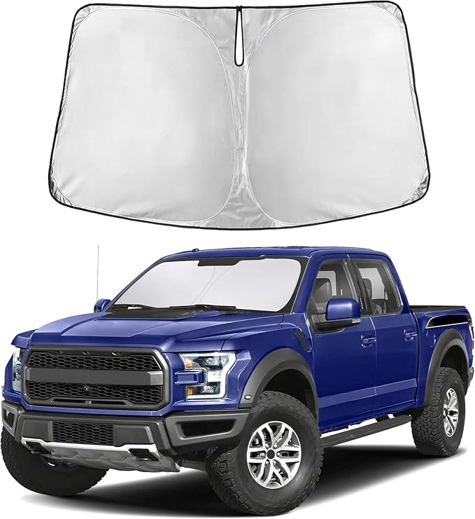 EcoNour Ford F150 Windshield Sun Shade 2021-2024 2025 2026 by EcoNour