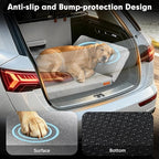 SUV Cargo Liner for Dog, Orthopedic SUV Dog Bed for Truck, Medium | Waterproof-coated 2-inch foam 6-inch side bolsters, bumper flap, storage pocket, non-slip backing for SUVs,25 x 30 in - Image 2