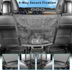 Dog Car Net Barrier Double Layer Mesh with Zipper Organizer Storage | Cars Seat Divider for Pet with Adjusting Rope and Hook Breathable Dogs Travel Accessory Universal Fit for SUV Sedan Truck - Image 5