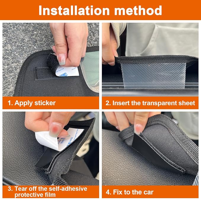 Car Door Covers 2Pack, Door Protector from Dog Scratching Black | Oxford, Washable, For Most Cars - Image 5