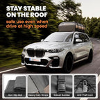 Car Rooftop Cargo Carrier Bag, 15 Cubic Feet Waterproof Roof Cargo Bag for Sedan SUV Minivan, Fit Vehicles with/Without Roof Rack, Sidebars & Crossbars - Max Size 44" L x34 W x17 H - Image 4