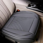 kingphenix Car Seat Cover, PU Leather Front Bottom Seat Protector | Front Bottom Seat Protector, Non-Slip Backing, Edge Coverage and Easy Installation for Sedans, SUVs, Trucks and Vans, Gray by kingphenix