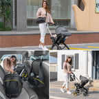 Minne Baby Travel Bag for Doona Infant Car Seat Stroller | Organizer Bag with Cup Holder, Phone & Wipes Pockets, Large Capacity, Water-Repellent & Lightweight, Baby Essentials Storage - Image 7