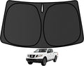 Frontier Windshield Sun Shade for Frontier 2006-2021 Blocks UV Rays Accessories,1:1 Custom Foldable Thickened Wear-Resistant Front Window Sunshade Visor,Keeps Your Car Cooler by Achaltiza