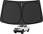 Frontier Windshield Sun Shade for Frontier 2006-2021 Blocks UV Rays Accessories,1:1 Custom Foldable Thickened Wear-Resistant Front Window Sunshade Visor,Keeps Your Car Cooler by Achaltiza