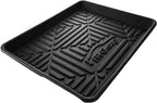 FH Group Climaproof for All Weather Protection Black Multi-Purpose Pet Feeding Bowl Tray, Dog Bowl Tray, Boot Tray, Shoe Tray, Great for Entryway or Garage 20 - Image 6